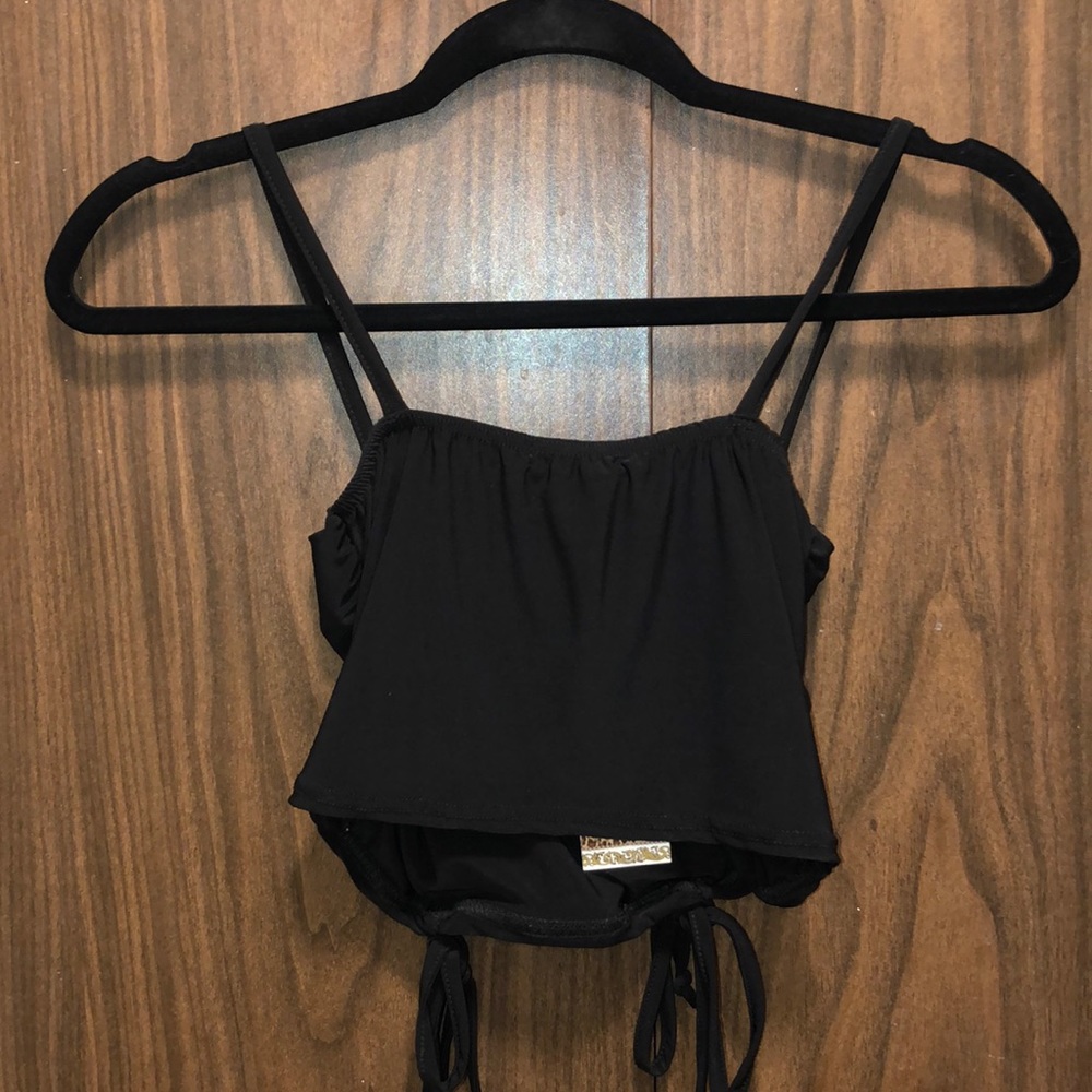 BooHoo Ruched Square Neck - Picture 2 of 3